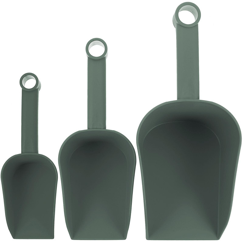 3pcs Multi-Functional Scoops Plastic Gardening Tool Flowerpot Shovel Scoop