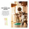 2pcs Pet Food Mixing Spoon Multi-functional Cat Food Spoon Pet Feeding Spoon