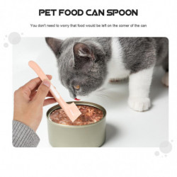 2pcs Pet Food Mixing Spoon Multi-functional Cat Food Spoon Pet Feeding Spoon 2pcs Pet Food Mixing Spoon Multi-functional Cat Food Spoon Pet Feeding Spoon