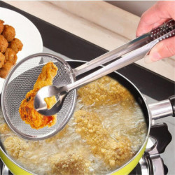 Multi-functional Filter Spoon With Clip Food Kitchen Oil-Frying BBQ Filter Multi-functional Filter Spoon With Clip Food Kitchen Oil-Frying BBQ Filter