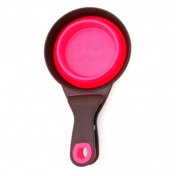 Dog Scoop Sealing Clip Collapsible Pet Silicone Measuring Cup 4oz 8oz 16oz Dog Scoop Sealing Clip Collapsible Pet Silicone Measuring Cup 4oz 8oz 16oz
