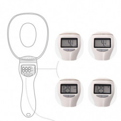 Pet Food Measuring Scoop Scale, Kitchen Digital Food Measuring Spoon for Dog Cat, Precise Dog Food Measuring Scooper Pet Food Measuring Scoop Scale, Kitchen Digital Food Measuring Spoon for Dog Cat, Precise Dog Food Measuring Scooper
