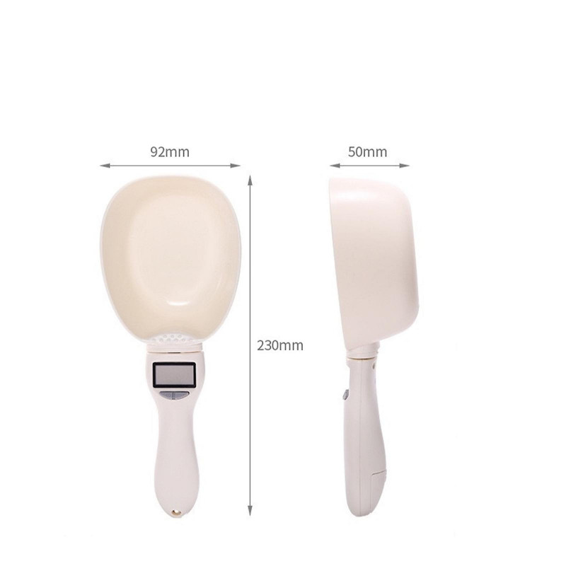 Pet Food Measuring Scoop Scale, Kitchen Digital Food Measuring Spoon for Dog Cat, Precise Dog Food Measuring Scooper