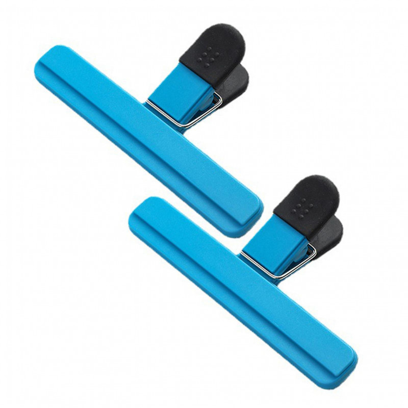 2Pcs Sealing Clamp Strong Spring Concave-convex Groove Snack Pocket Nuts Storage Pouch Sealing Clip Household [...]