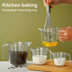 150ml/300ml/600ml/1000ml Measure Liquid Jug Transparent Ergonomic Handle Food Grade Large Capacity High Accuracy [...]