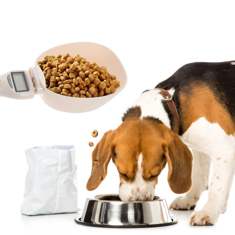 1Pc Digital Scale Spoon Electronic Pet Food Measuring Spoon Pet Supply (White) 1Pc Digital Scale Spoon Electronic Pet Food Measuring Spoon Pet Supply (White)