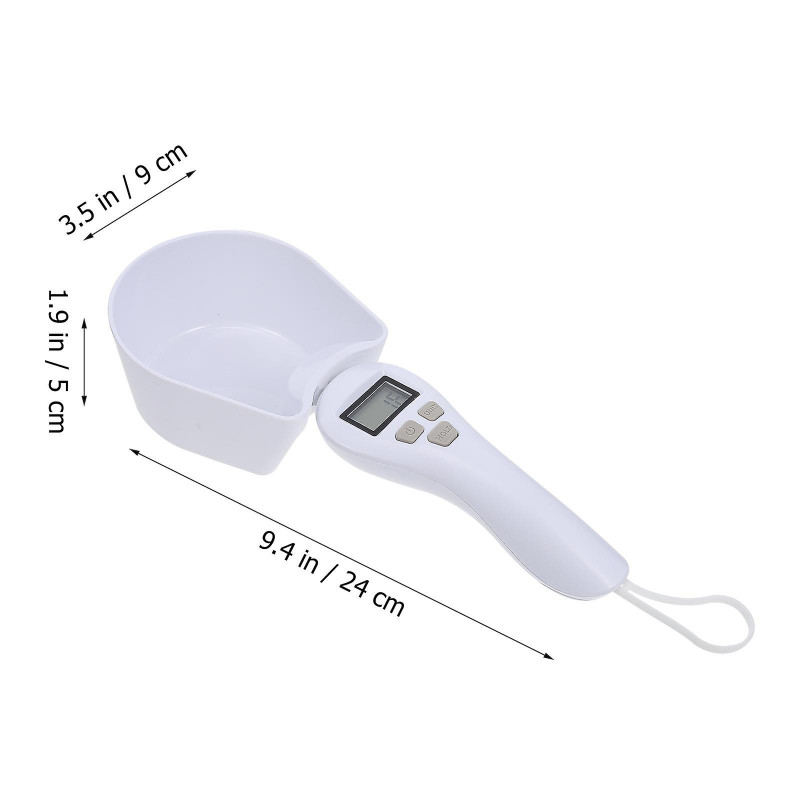 Electronic Pet Food Scoop Practical Food Measuring Spoon Feeding Supplies
