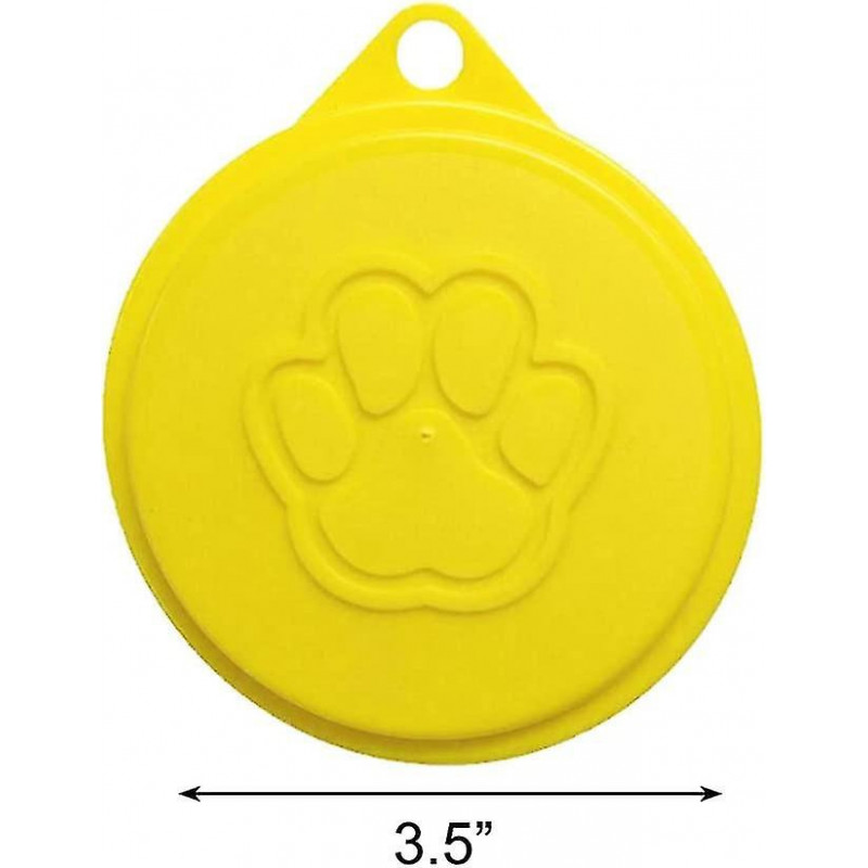 4pcs Boîte de nourriture pour animaux de compagnie Couvercles en plastique Capuchons pour boîtes Universal Dog Cat [...]