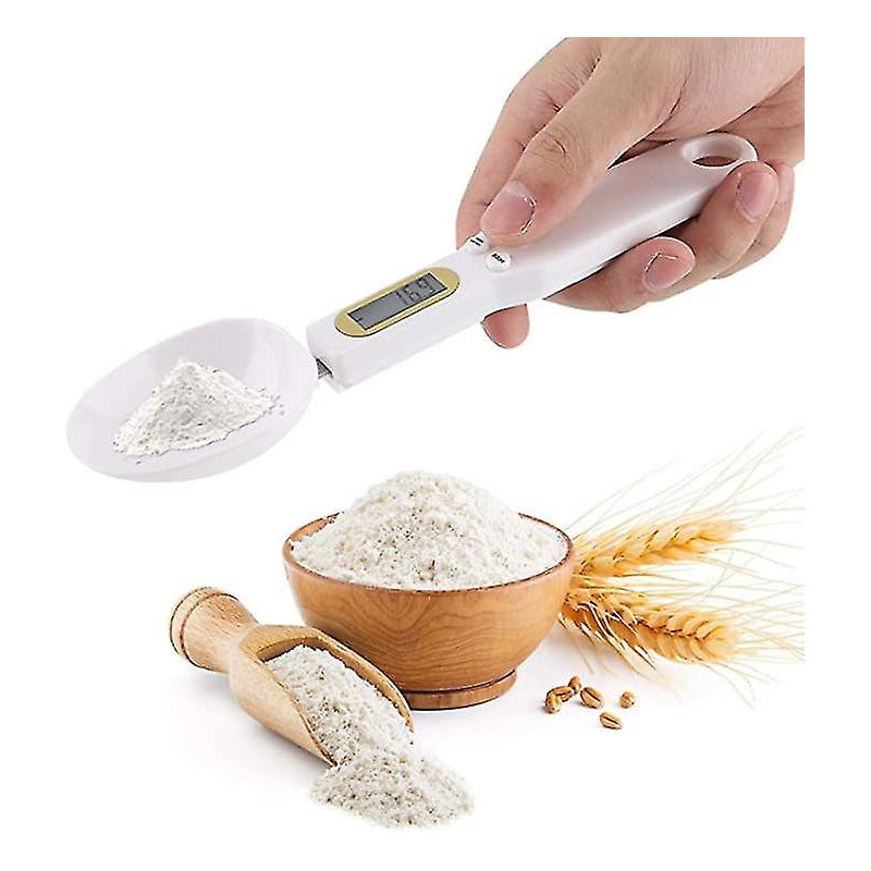 al Spoon Scale - 500g/0.1g Digital Food Spoon LCD Display Digital Scale Electronic Measuring Kitchen Spoon [...]