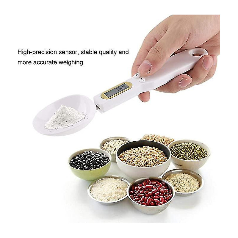 al Spoon Scale - 500g/0.1g Digital Food Spoon LCD Display Digital Scale Electronic Measuring Kitchen Spoon [...]