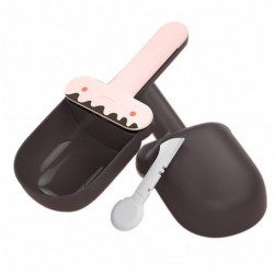 Pet Food Spoon Cute Ice Cream Shape Large Capacity Food Grade Dog Food Scoop With Sealing Clip For Dogs Cats Pets Pet Food Spoon Cute Ice Cream Shape Large Capacity Food Grade Dog Food Scoop With Sealing Clip For Dogs Cats Pets
