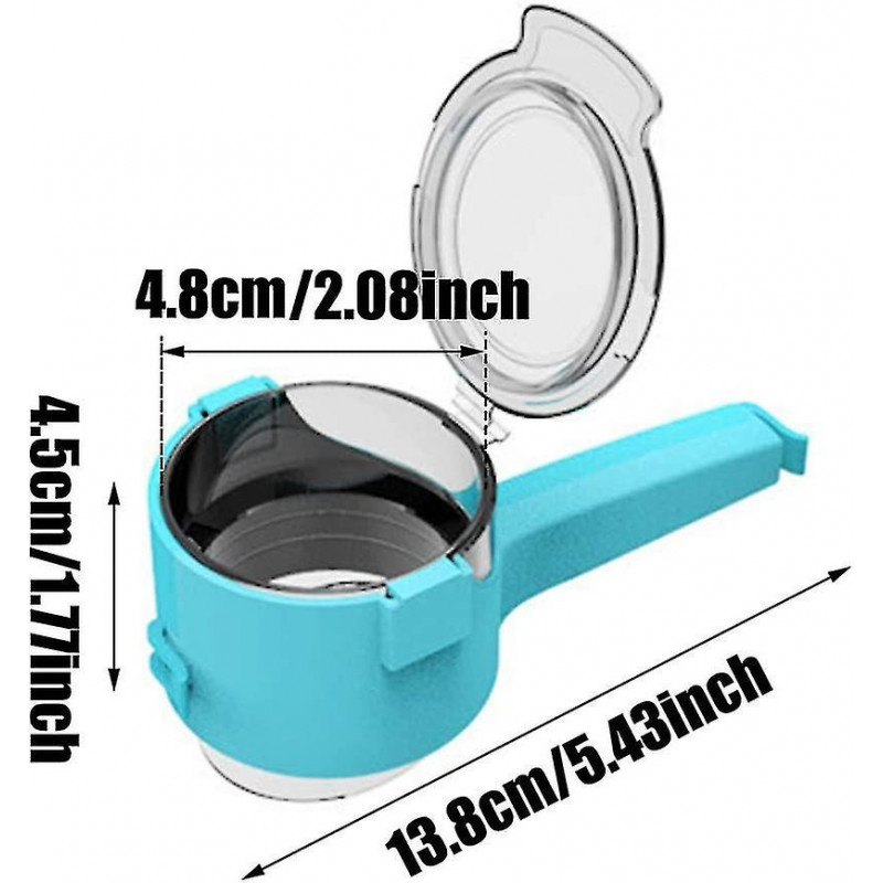 4pcs Food Bag Sealing Clip Snack Bag Sealing Tool Food Preservation Sealing Clip - ya01