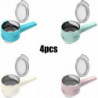 4pcs Food Bag Sealing Clip Snack Bag Sealing Tool Food Preservation Sealing Clip - ya01
