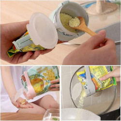 4pcs Food Bag Sealing Clip Snack Bag Sealing Tool Food Preservation Sealing Clip - ya01 4pcs Food Bag Sealing Clip Snack Bag Sealing Tool Food Preservation Sealing Clip - ya01