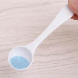 1 Gram Granular Powder Fertilizer White Scoop Spoon Plastic Gardening Supplies 1 Gram Granular Powder Fertilizer White Scoop Spoon Plastic Gardening Supplies