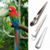 Birdseed Shovel with Dam-board Easy to Use Feeds Stainless Steel Pet Cage Parrot Bird Food Scoop Feeding Tool [...]