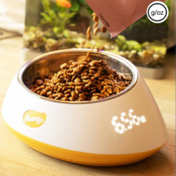Smart Pet Food Weighing Bowl Measuring Feeder, Automatic Food Container, Detachable Digital Lcd Scale Dispenser, Dog Smart Pet Food Weighing Bowl Measuring Feeder, Automatic Food Container, Detachable Digital Lcd Scale Dispenser, Dog