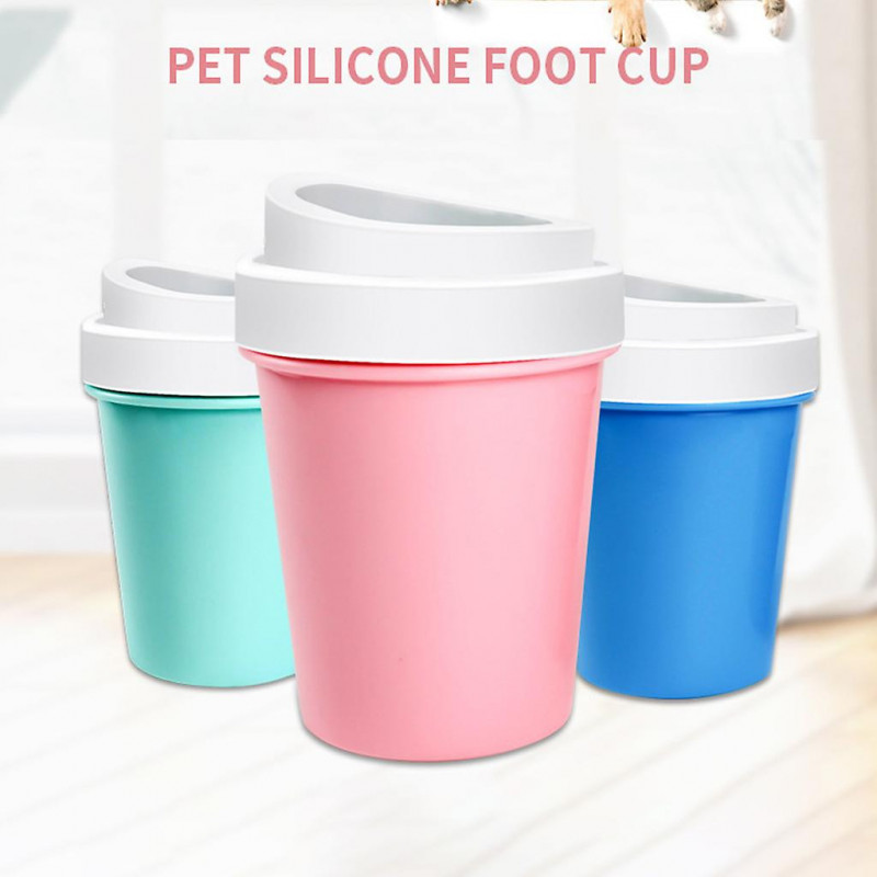 Puppy Cleansing Cup For Pet Foot For Cat/dog Keep Clean Around The Paws Eco-friendly Silicone Cleaning Supplies