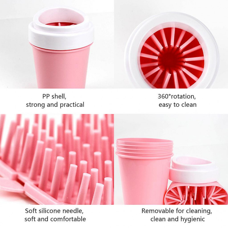 Puppy Cleansing Cup For Pet Foot For Cat/dog Keep Clean Around The Paws Eco-friendly Silicone Cleaning Supplies