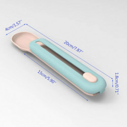 For Cat Food Spoon Kitten Puppy Strip Wet Snack Feeder Small Animals Plastic Spo For Cat Food Spoon Kitten Puppy Strip Wet Snack Feeder Small Animals Plastic Spo