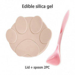 Dog Cat Canned Lid Silicone, 2-in-1 Pet Food Spoon Sealer Cover For Pet Fee Dog Cat Canned Lid Silicone, 2-in-1 Pet Food Spoon Sealer Cover For Pet Fee