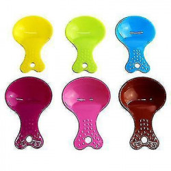 Respectueux de l’environnement Durable Plastique Nourriture Jaune Scoop 3pcs Respectueux de l’environnement Durable Plastique Nourriture Jaune Scoop 3pcs