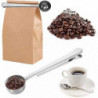Coffee Measuring Spoon Sealing Clip, Coffee Bag Clip Stainless Steel Ground Coffee Coffee Scoop Spoon with Bag [...]