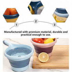 2pcs Water Ladle Plastic Bath Ladle Foldable Water Scoop Long Handle Dipper Spoons With Hanging Kitchen [...]