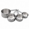 Wharick 4 Pcs/Set Cuillères À Mesurer Sans Rouille Anti-Rayures De Qualité Alimentaire Boulangers Chefs Cuillères [...]