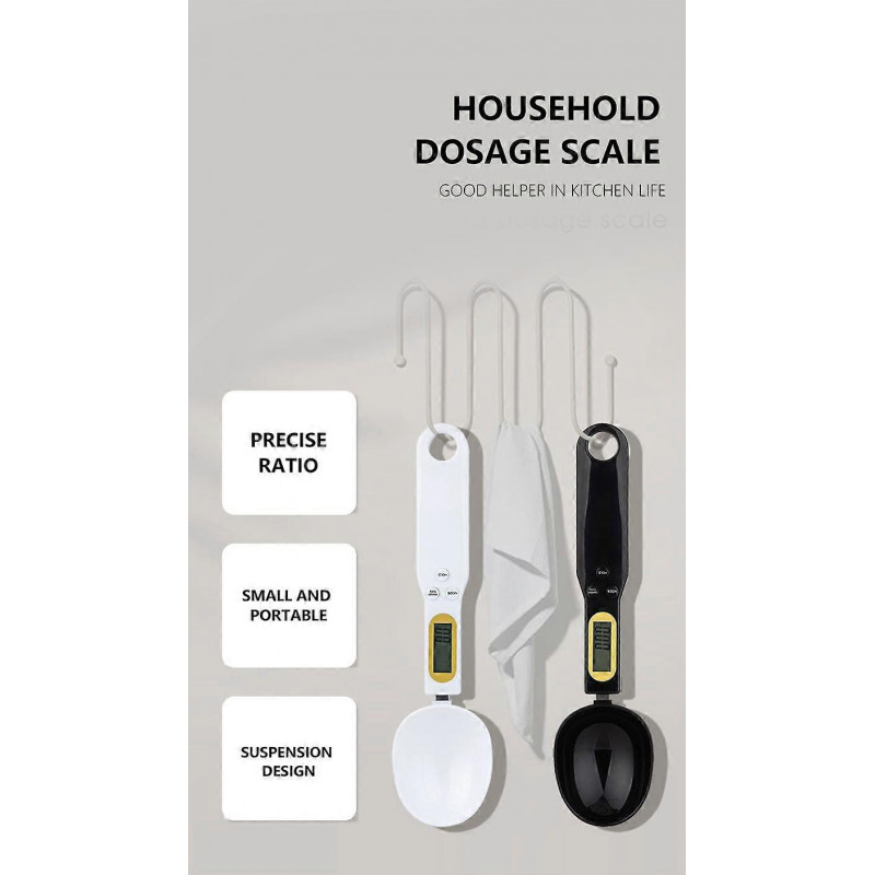 Weighing Spoon Scale Home Kitchen Tool Electronic Measuring Coffee Food Flour Powder Baking LCD Digital [...]