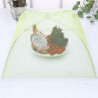 Couvercle alimentaire pliable Tissu maillé de grande capacité détachable portable Umbrella Style Dish Cover pour Kit