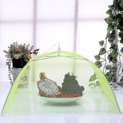 Couvercle alimentaire pliable Tissu maillé de grande capacité détachable portable Umbrella Style Dish Cover pour Kit Couvercle alimentaire pliable Tissu maillé de grande capacité détachable portable Umbrella Style Dish Cover pour Kit