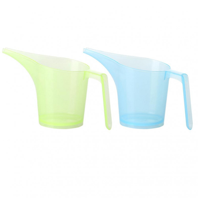 2pcs Cup Measuring Funnel Pitcher Candy Color with Scale Daily Kitchen Ware Supplies (Random Color)