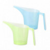 2pcs Cup Measuring Funnel Pitcher Candy Color with Scale Daily Kitchen Ware Supplies (Random Color)