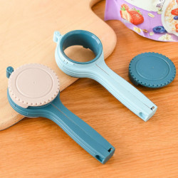 Multi Functional Seal Food Bag Sealing Clip With Rotatable Can Cover2packmulticolor Multi Functional Seal Food Bag Sealing Clip With Rotatable Can Cover2packmulticolor