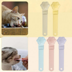 Cat Strip Feeder Squeezer Spoons Reusable Handheld Food Spoon Pet Accessories Cat Strip Feeder Squeezer Spoons Reusable Handheld Food Spoon Pet Accessories