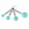 4pcs/set Measuring Spoon Steel Ring Storage Clear Scale Precise Measurement Easy To Clean Multipurpose Stackable [...]