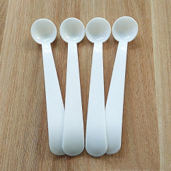 10Pcs Mini Portable Plastic 2g Medicine Powder Salt Precise Measuring Spoons KAESI 10Pcs Mini Portable Plastic 2g Medicine Powder Salt Precise Measuring Spoons KAESI