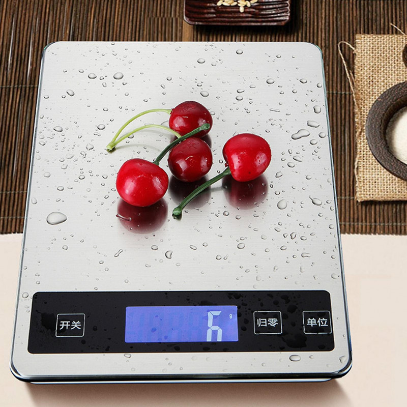 Food Scale Led Display Screen Waterproof Stainless Steel Electronic Digital Cooking Food Scale For Home Kaesi