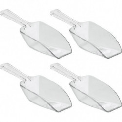Measuring Scoop Set Of 4, Large Measuring Spoons Made Of Durable Plastic, Scoops For Sweets, Pantry And Utility Room Measuring Scoop Set Of 4, Large Measuring Spoons Made Of Durable Plastic, Scoops For Sweets, Pantry And Utility Room