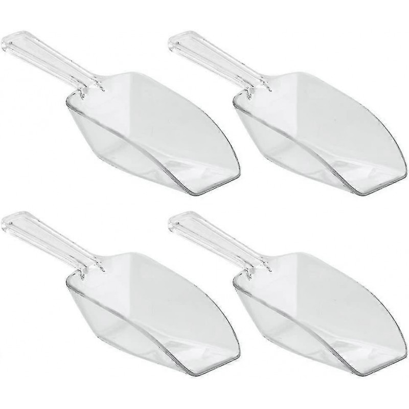 Measuring Scoop Set Of 4, Large Measuring Spoons Made Of Durable Plastic, Scoops For Sweets, Pantry And Utility Room