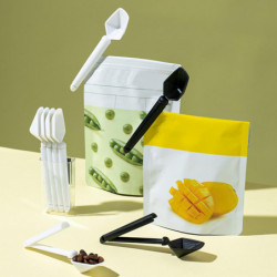 1 Set Measuring Spoon Quantifiable Tight Bite Freshness Seal Magnetic Storage Box 2-in-1 Coffee Powder Spoon [...]