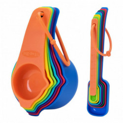 1 Set Measuring Cup Spoon with Long Handle Food Grade Sugar Powder Seasoning Spoon Dry Metric Measure Cups Spoons [...]