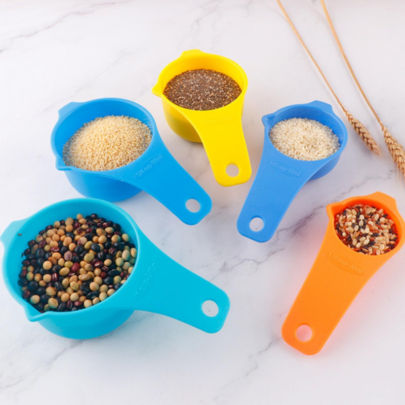 1 Set Measuring Cup Spoon with Long Handle Food Grade Sugar Powder Seasoning Spoon Dry Metric Measure Cups Spoons [...]