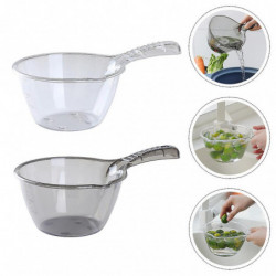 2Pcs Multipurpose Water Scoop Practical Kitchen Plastic Water Scoop for Home 2Pcs Multipurpose Water Scoop Practical Kitchen Plastic Water Scoop for Home