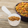 Scale Design Plastic Pet Food Spoon Handheld Nonslip Dog Food Scoop Dogs Cats Food Clip
