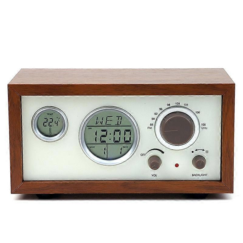 SY-601 Multifunctional Retro Wooden Radio SY-601