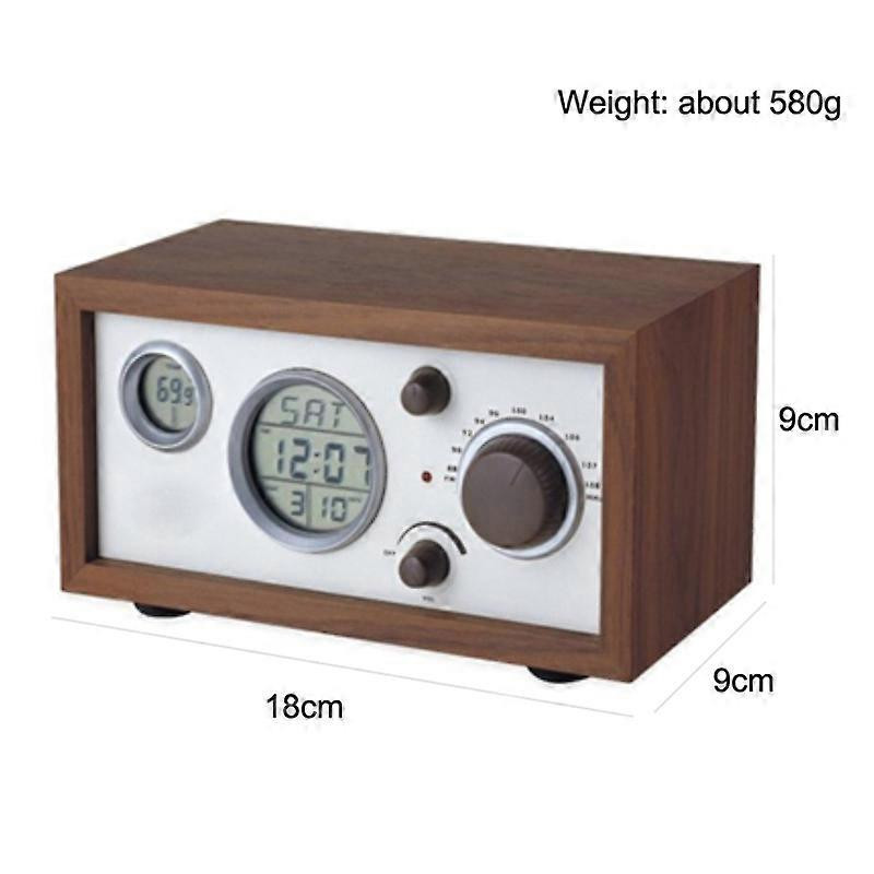 SY-601 Multifunctional Retro Wooden Radio SY-601