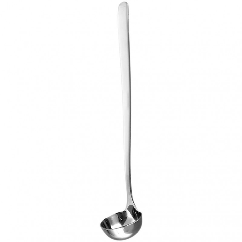 Long Handle Soup Ladle Stainless Steel Water Spoon Stirring Food Scoop Kitchen Water Scoop