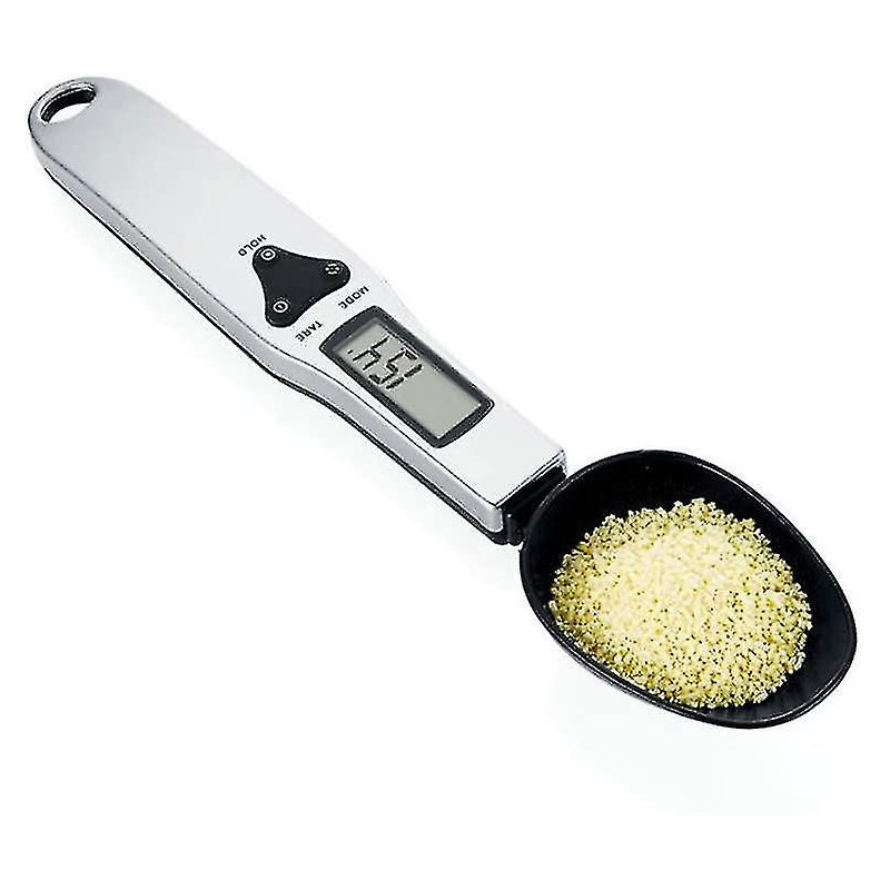 2024Kitchen Digital Food Scale Spoon, Electronic Measuring Weighing Spoon with LCD Display 500g/0.1g